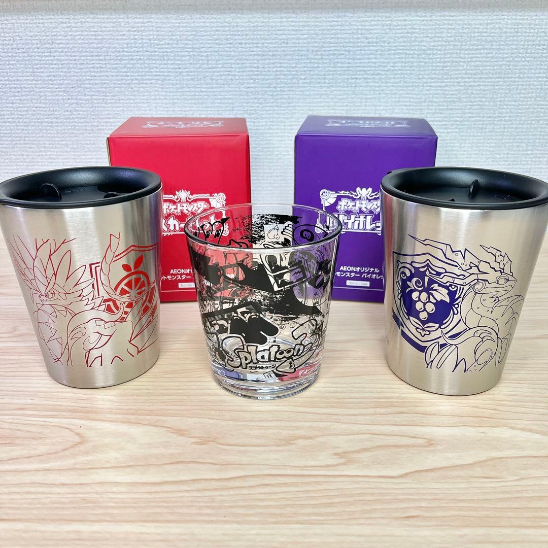 3個セット】ポケモン タンブラー 2種類＆スプラ マグカップ1個 - メルカリ