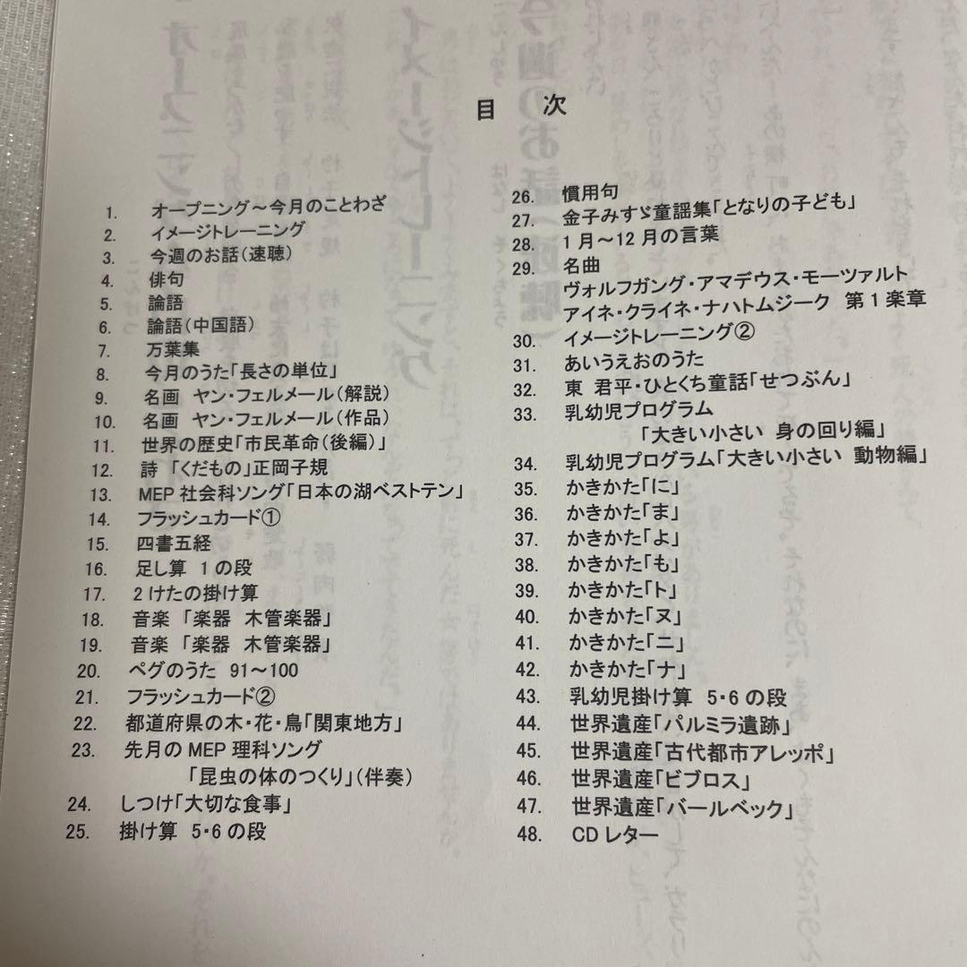 ヘーグル マンスリーCD 各号冊子テキスト付き 右脳開発 同梱500円OFF