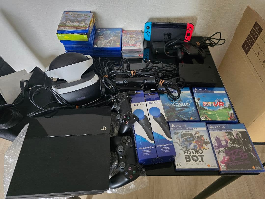 豪華セット【PS4本体】と【PSVR】と【Switch本体】と【ソフト22本】 Amazon | FiSound PSVR・PlayStation 4・PS4 Pro ・PS4 Slim多機能縦