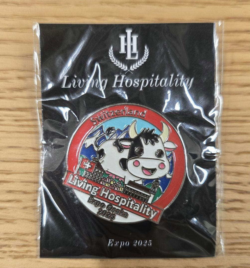 【非売品】大阪関西万博　スイス館　ピンバッジ 非売品 スイス館 パビリオン ハイジ 缶バッジ 大阪関西万博 EXPO2025の