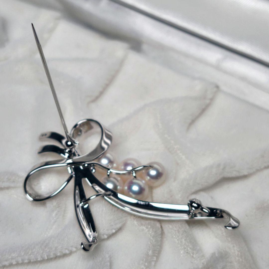 極美品 最高級】ミキモト ブローチ パール 愛子様 ご着用 5珠