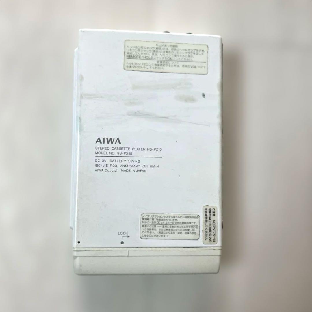 ハ*ト様 ジャンク品 AIWA アイワ HS-PX10 カセットプレイヤー カセ