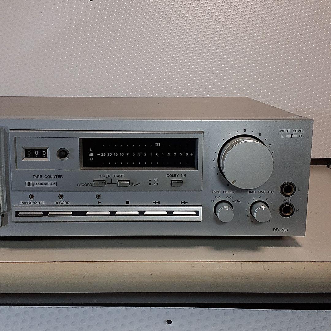 カセットデッキ DENON DR-230 - メルカリ