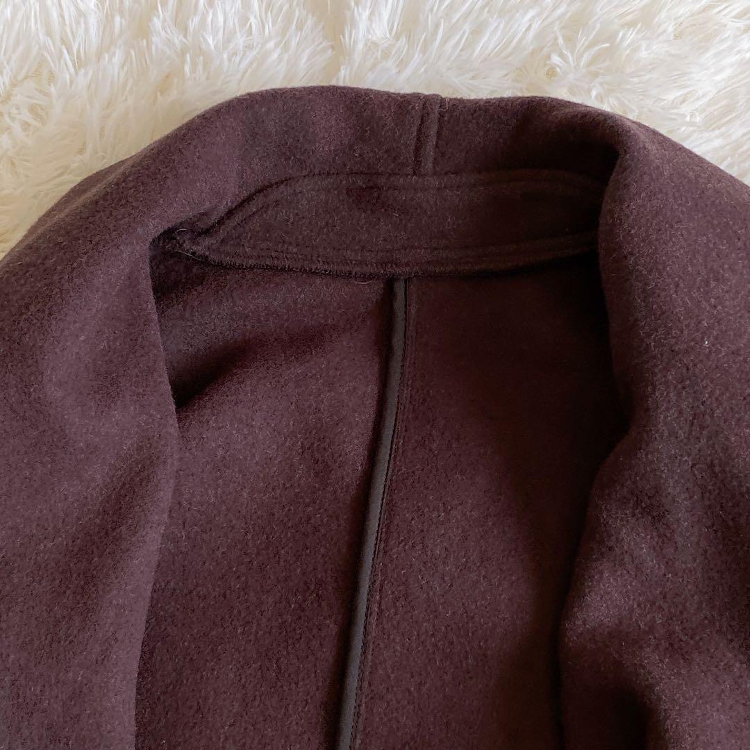 ガリャルダガランテ リバーハーフコート ブラウン ガウンコート