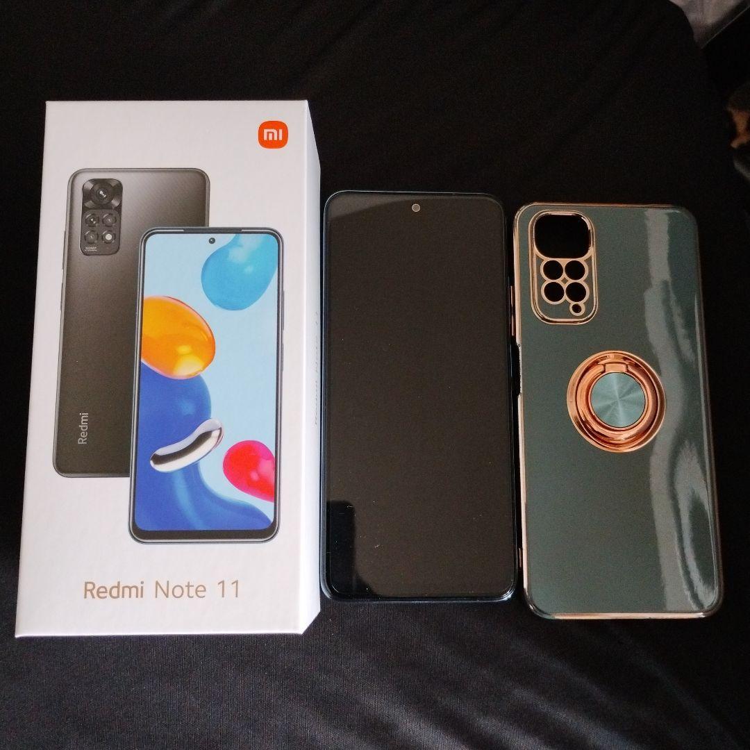Xiaomi Redmi Note 11 青色 本体と別購入ケース付属 - メルカリ