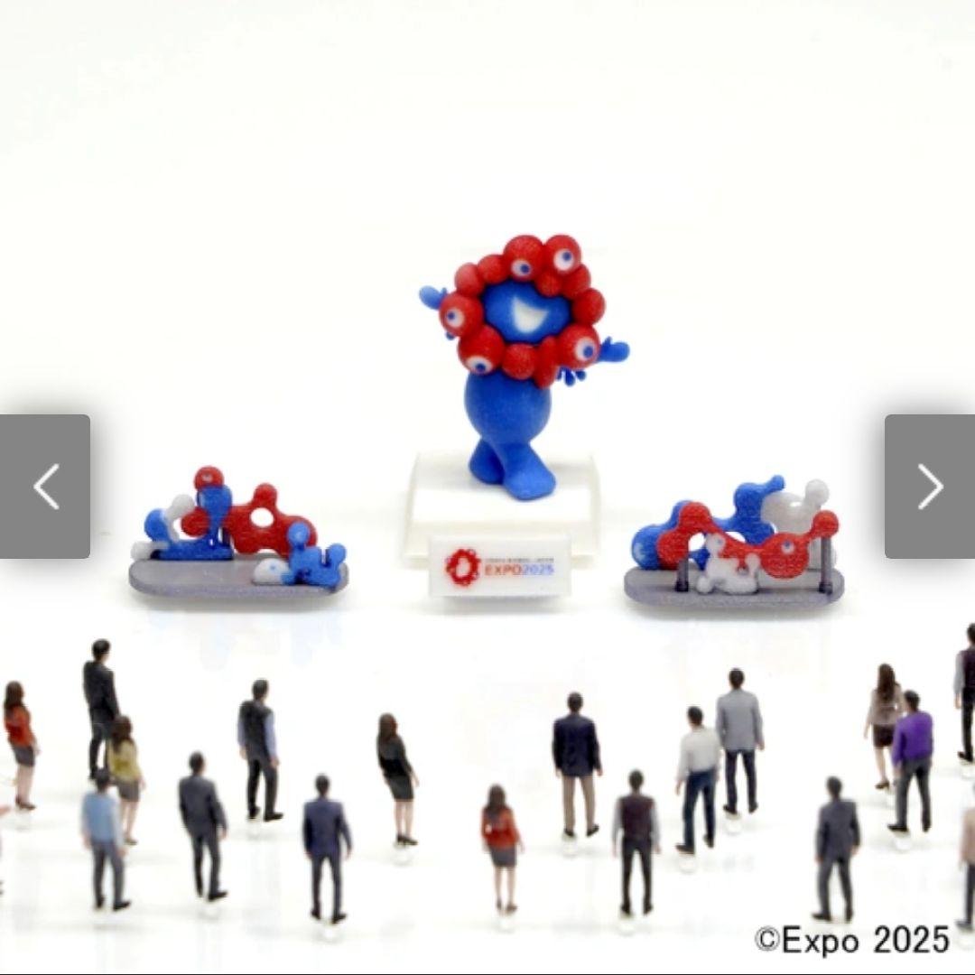 関西万博 ミャクミャク フィギュア 1/150「WAKU-WAKU」西ゲート - メルカリ