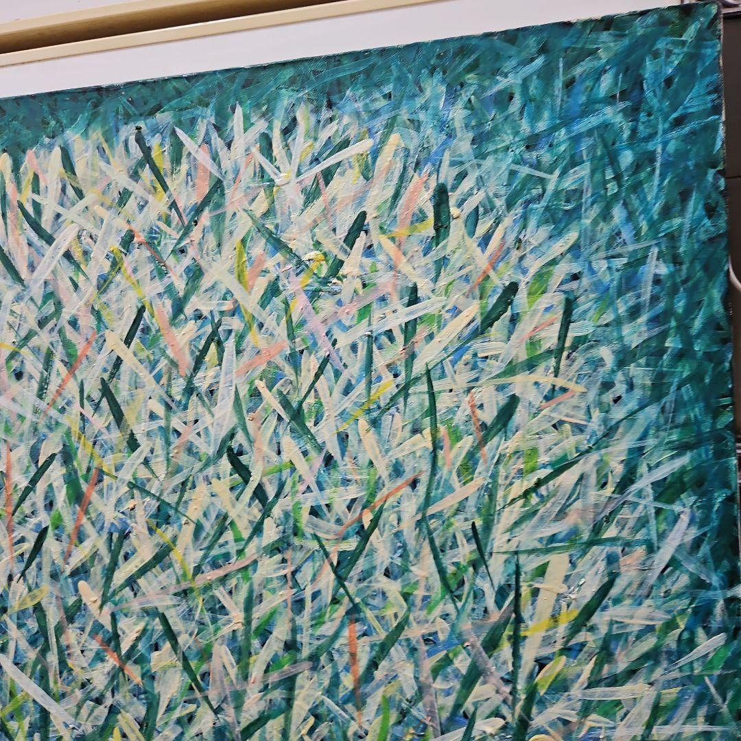 旺盛」加藤將信油絵抽象油彩画 F20号