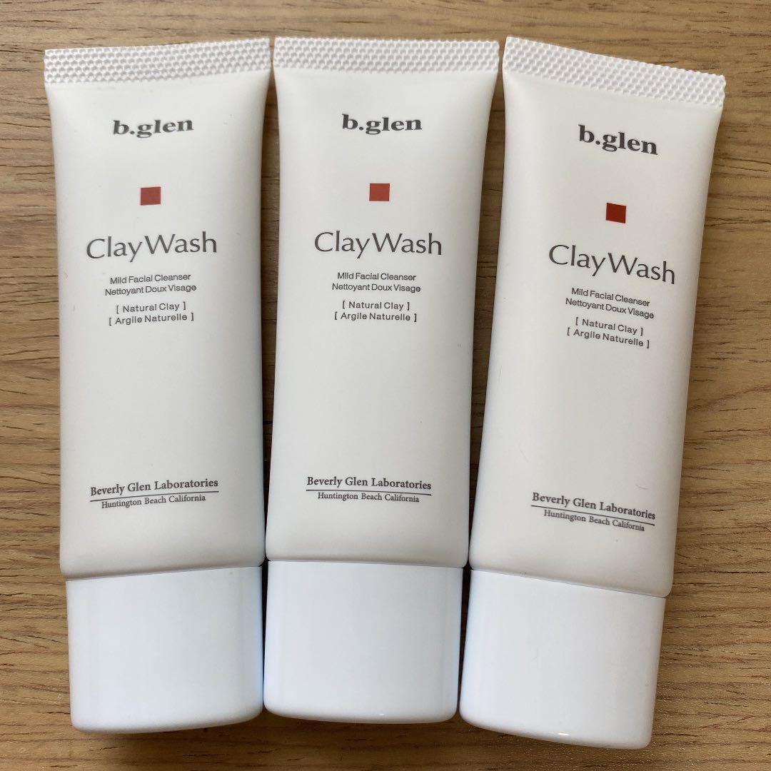 b.glen ビーグレン クレイウォッシュ 25gx3本 トライアルサイズ 特