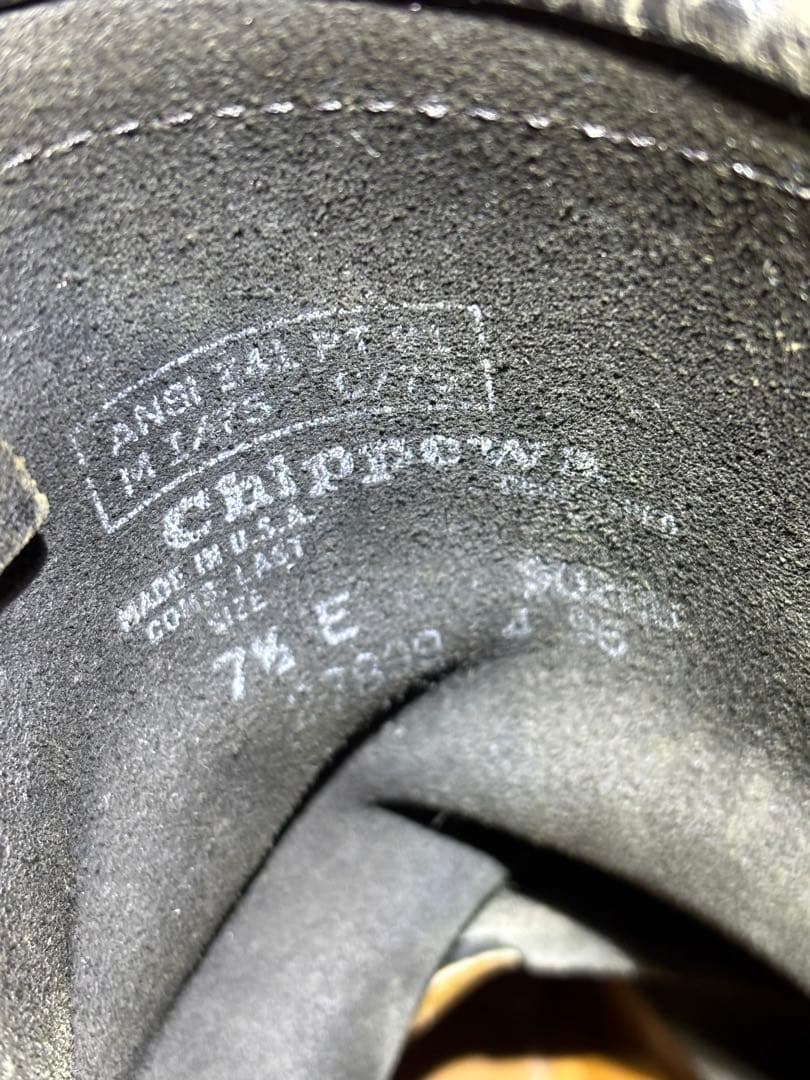 チペワ エンジニアブーツ 7 1/2 90's vintage - メルカリ