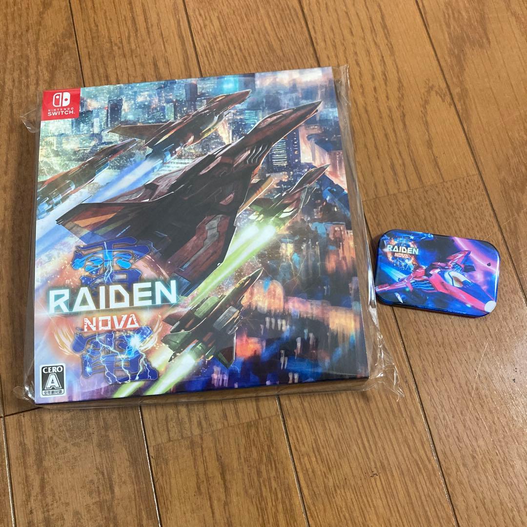 【新品】Switch 雷電NOVA 数量限定特装版　店舗特典　缶バッジ 新品】Switch 雷電NOVA 数量限定特装版 店舗特典 缶バッジ - メルカリ