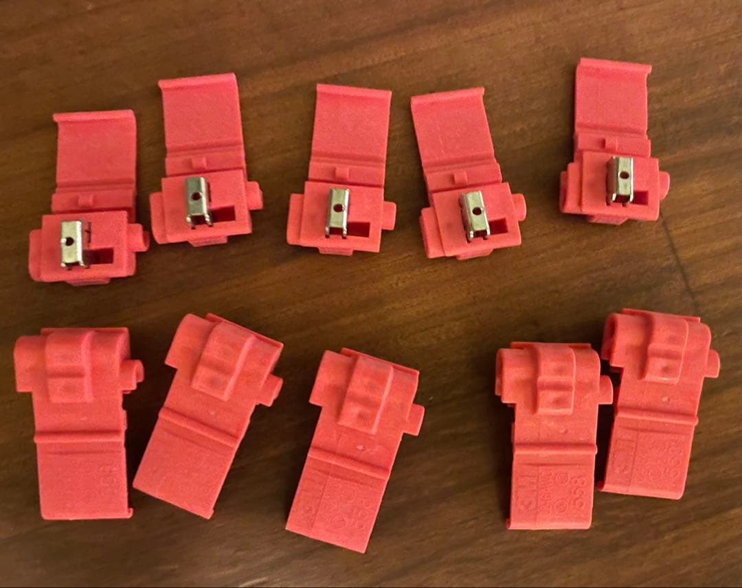 新品 3M 558 スコッチロック エレクトロタップ 分岐タップ 赤 10個