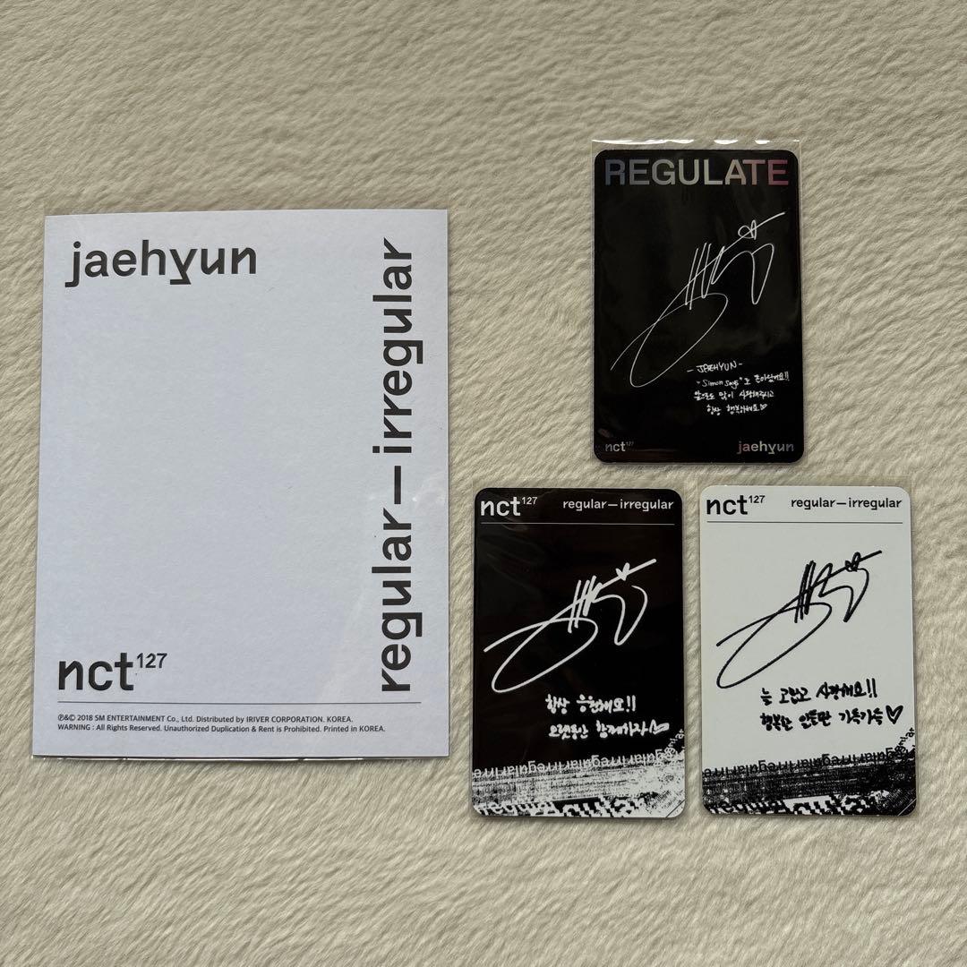 NCT 127 regular regulate ジェヒョン トレカ セット - メルカリ