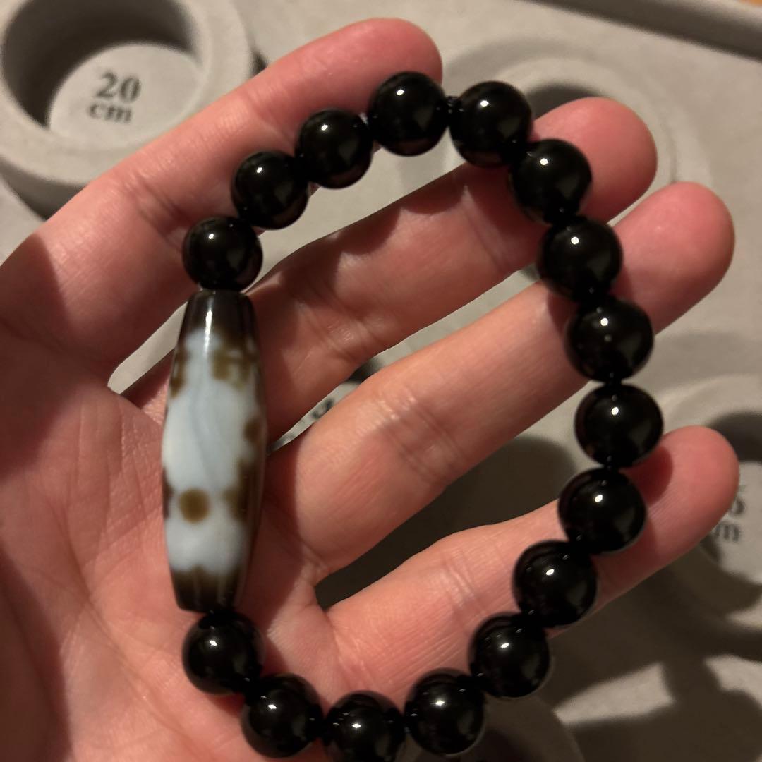 モリオンと三面大黒天白蛇天珠！すんごい魔除けとパワー！ - メルカリ