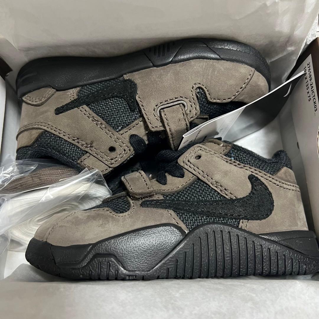 Travis Scott JumpmanJack TR 13cm ベビー Air Jordan Jumpman Jack TR Travis Scott Dark Mocha Kids and Babies