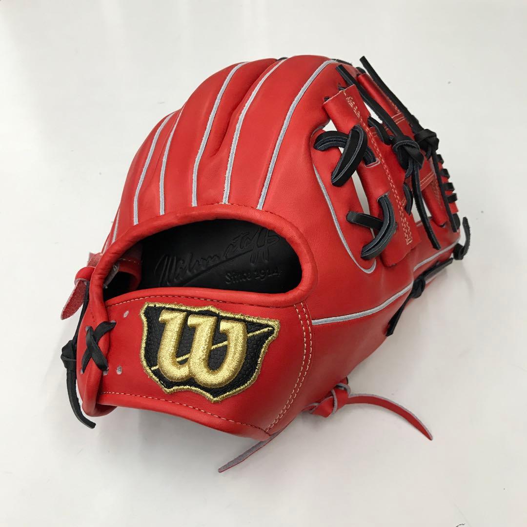 ウィルソン　硬式グラブ　内野手用　86型　Wilsonスタッフ刻印入り 楽天市場】ウィルソン 硬式 グローブ グラブ 内野手用 右投げ用 86PF型