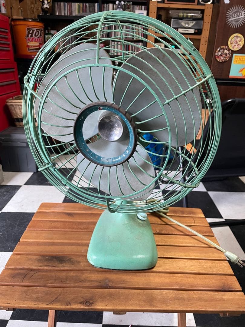 昭和レトロ 三菱電機 扇風機 - メルカリ