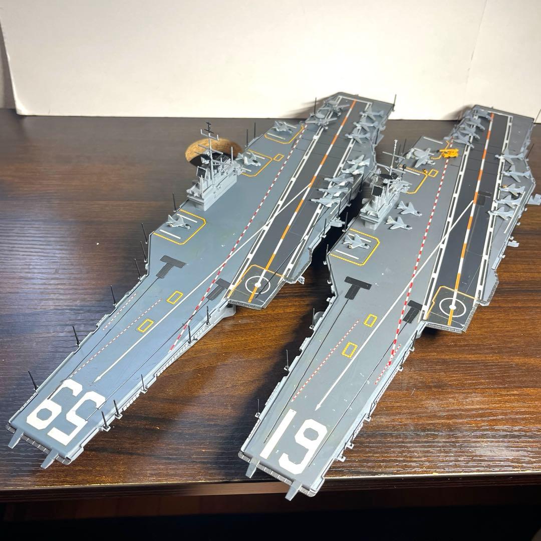 1/720 アメリカ海軍航空母艦 CV-59 フォレスタル CV-61レンジャー