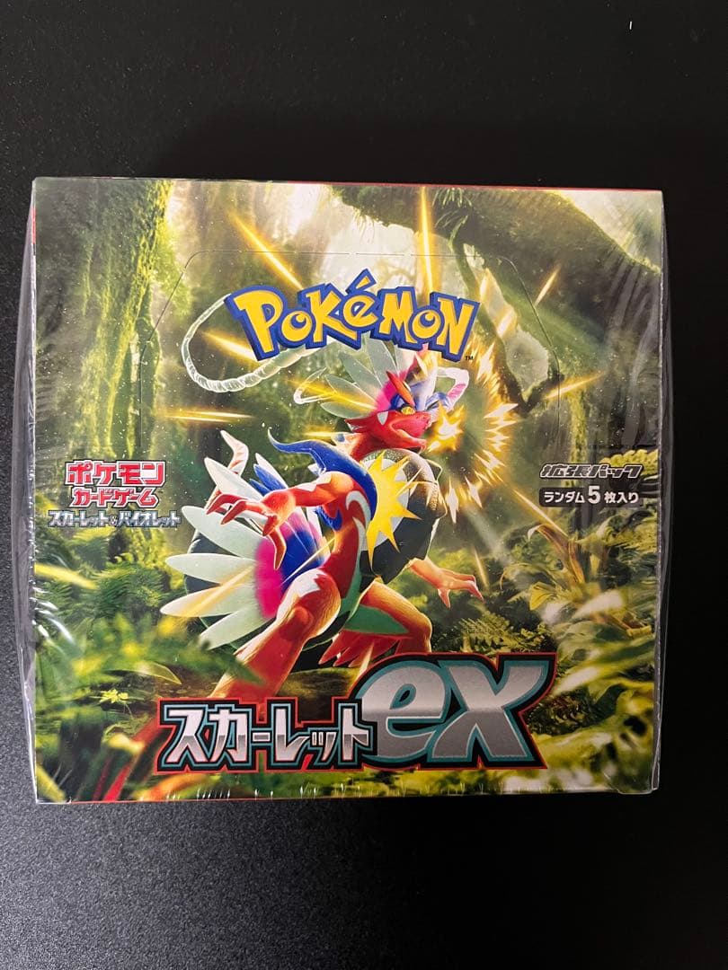 スカーレットex ボックス 未開封 シュリンク付き ポケモンカードゲーム