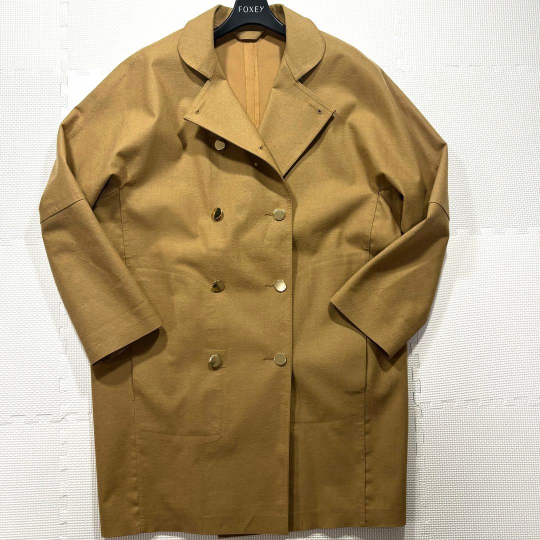 美品 マッキントッシュ ゴールデンフォックス ゴム引きコート キャメル