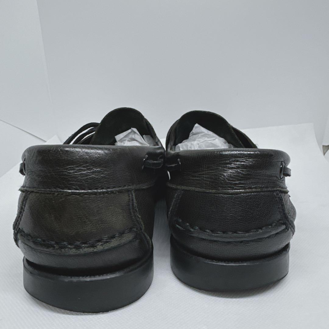 美品 Paraboot BARTH MARINE 7 黒 CERF 鹿革 - メルカリ