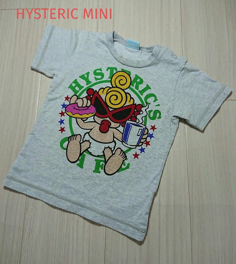 HYSTERIC MINI ヒステリックミニ Tシャツ 80 グレー ミニちゃん - メルカリ