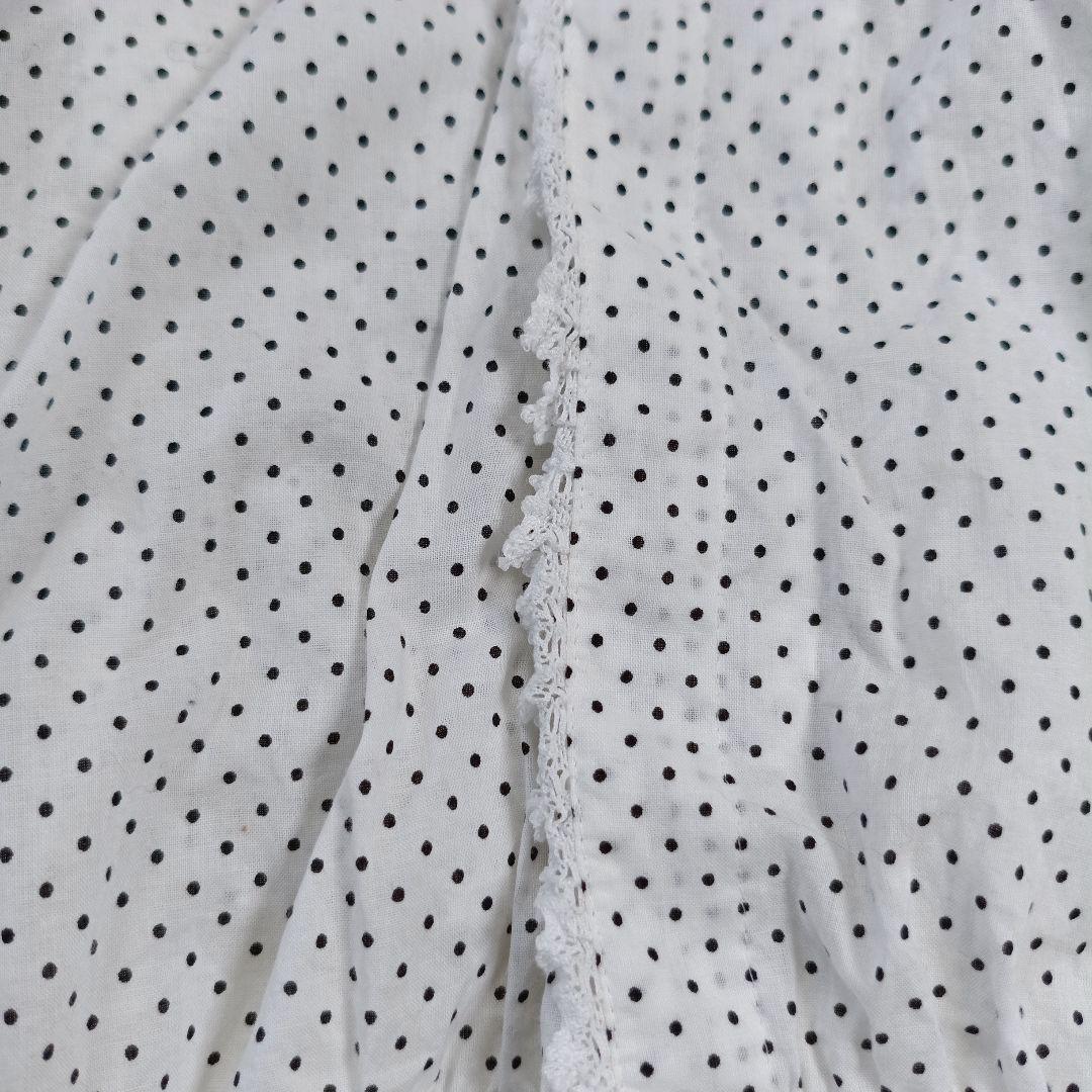 22SS極美品✨タオコムデギャルソン ボウタイフリルブラウス ドット M