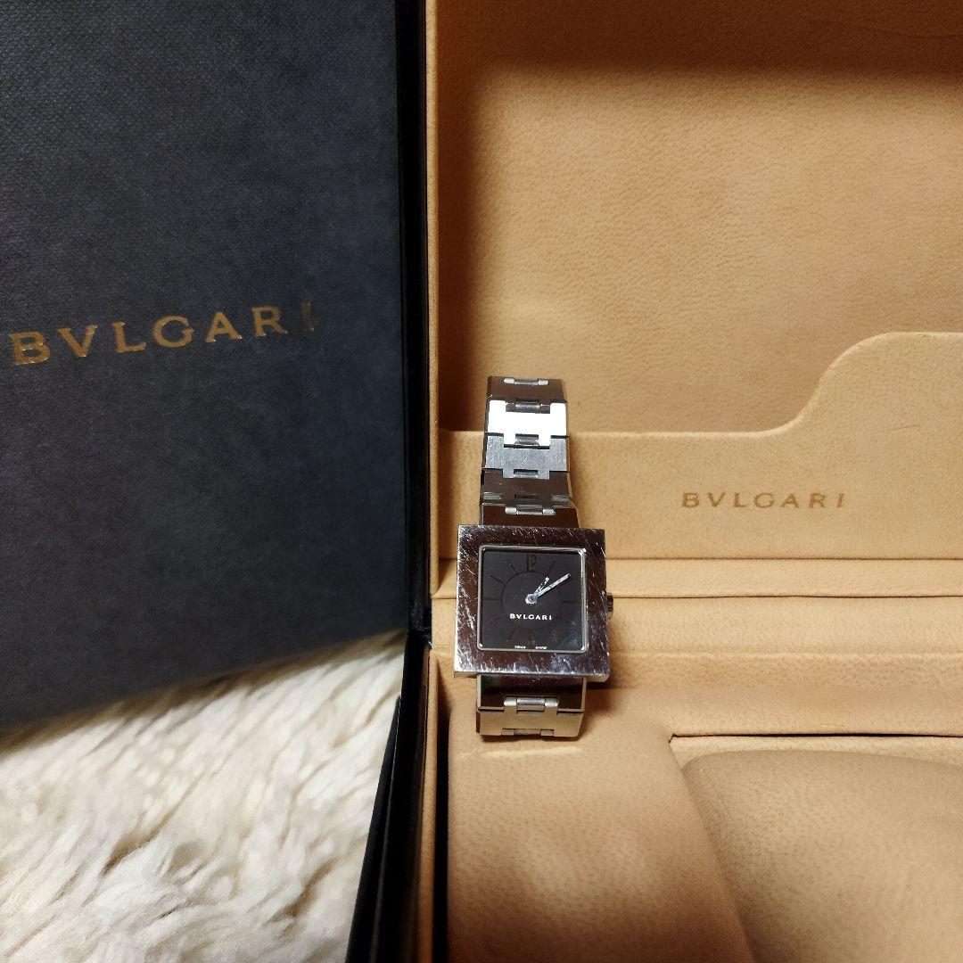 ブルガリ BVLGARI クアドラード 女性用腕時計 外したコマあり