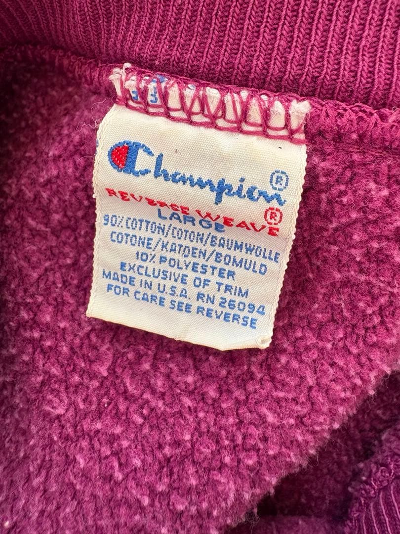 USA製vintage champion ReverseWeave Grape - メルカリ