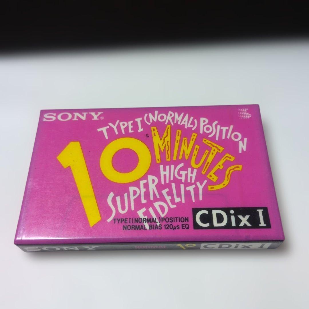 SONY カセットテープ CDix Ⅰ ノーマルタイプ 10分 - メルカリ