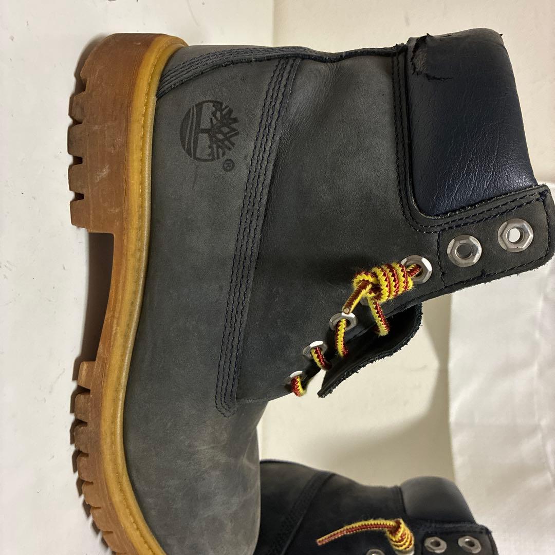 ち*み様 「稀少」Timberland ブラックレザー ワークブーツ