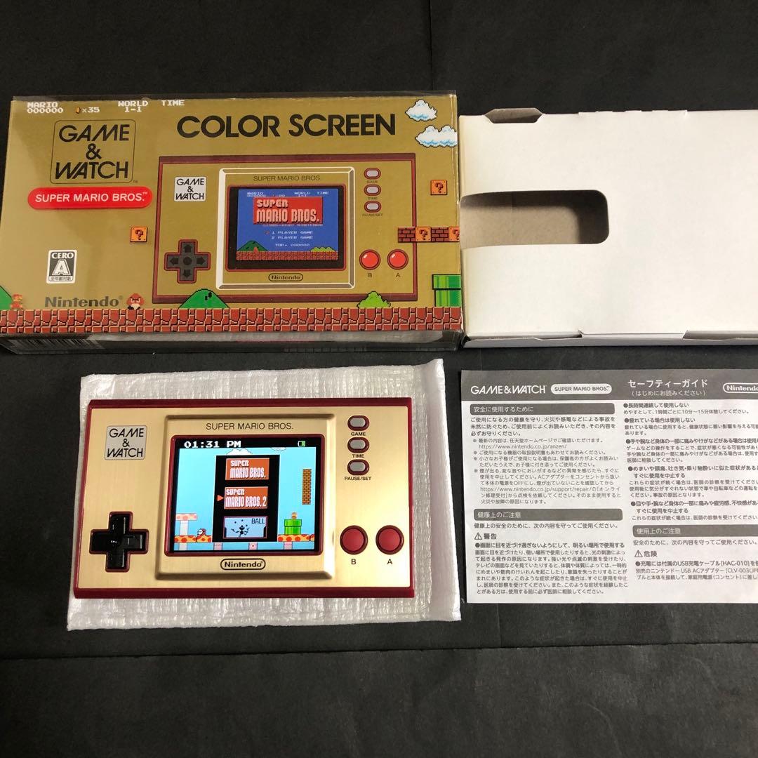任天堂 ニンテンドー ゲームウォッチ スーパーマリオブラザーズ 中古美