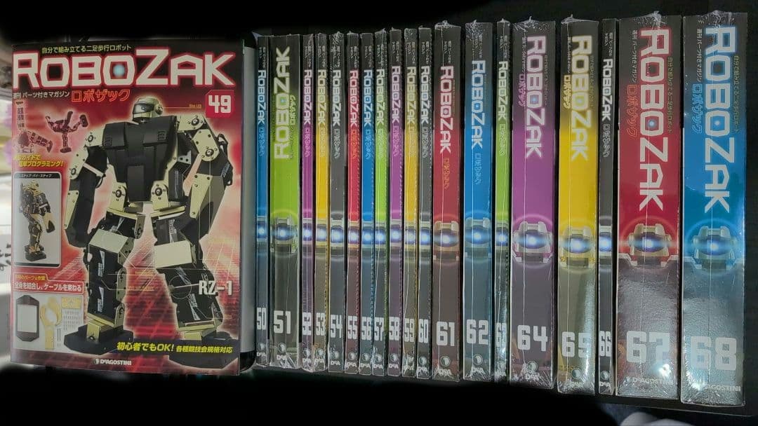 【他とセット売り2/2】ディアゴスティーニ ロボザック 49～85巻未開封 デアゴスティーニ ROBOZAK ロボザック 全85巻セット｜Yahoo!フリマ（旧