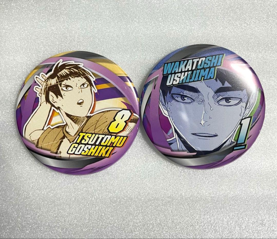 ハイキュー‼︎ 五色工、牛島若利 コレクション缶バッジセット - メルカリ