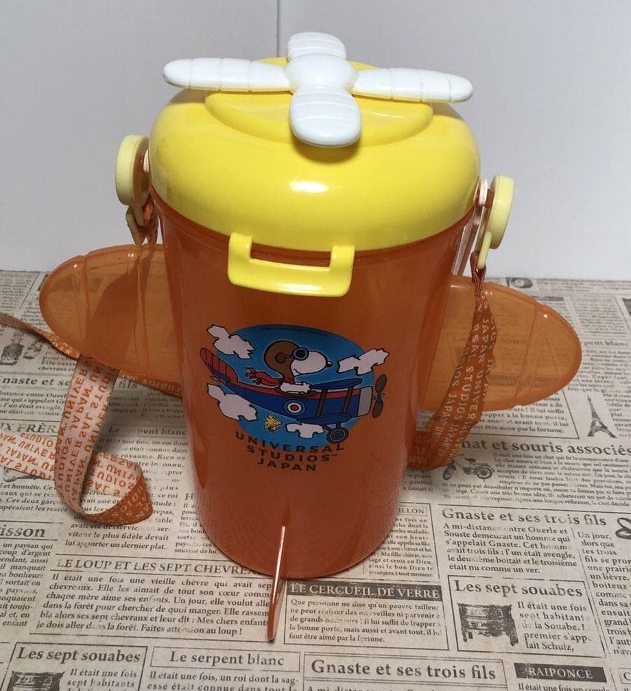 ユニバーサル USJ スヌーピーポップコーンバケツ(飛行機) - メルカリ