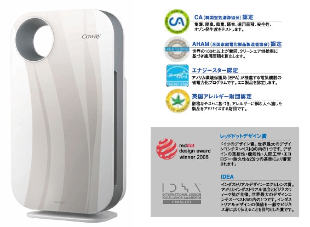 値下げ可能！　コーウェイ Coway AP-1008BH 新品未使用未開封 mode_carousel_1_2_sp.jpg
