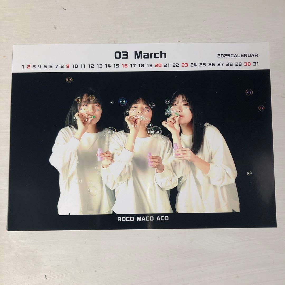 ろこまこあこ2025年カレンダー1月から4月 - メルカリ