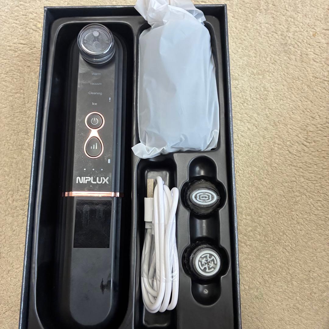 NIPLUX Multi Skin Cleaner 美顔器 Amazon.co.jp: NIPLUX 毛穴吸引器 1台4役毛穴洗浄 美顔器 水流式 真空