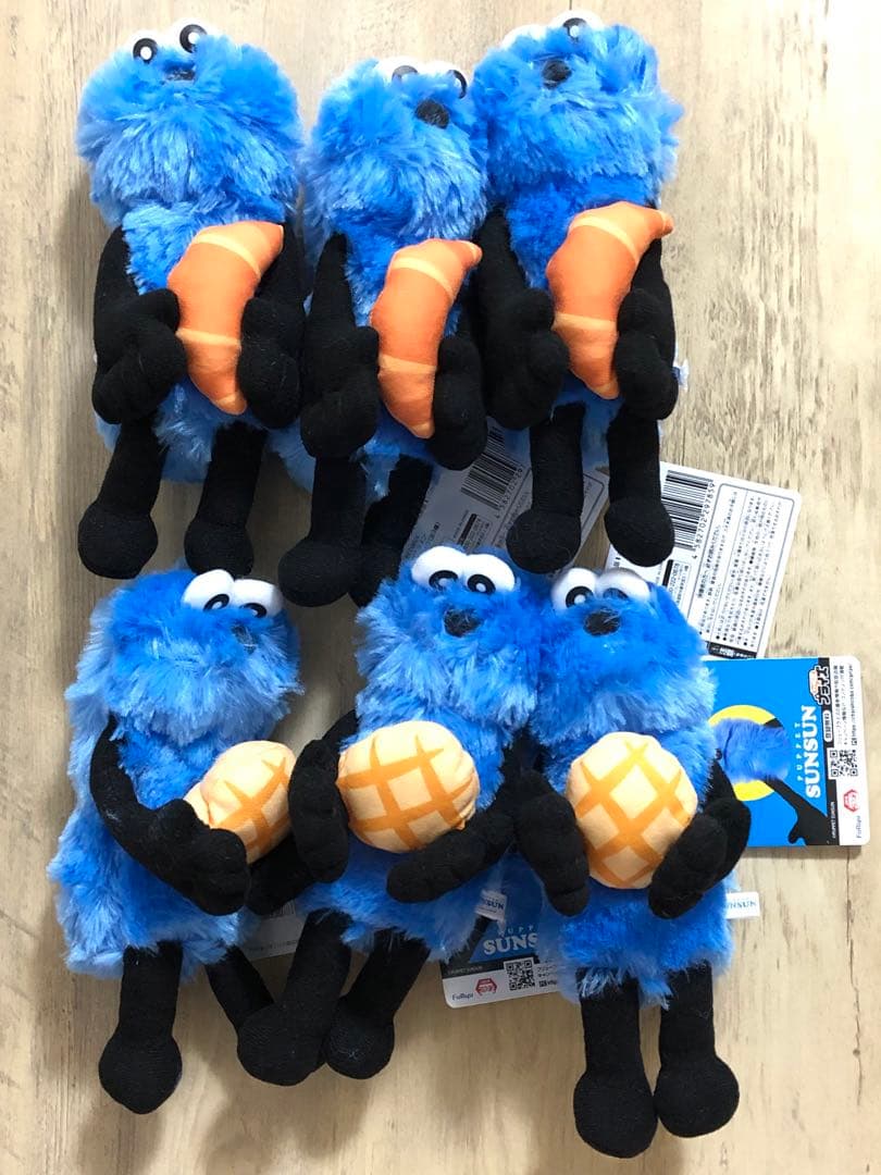 パペットスンスン 〜 パンぬいぐるみ(2種) 〜 Amazon.co.jp: パペットスンスンだきつきぬいぐるみ2種セット : おもちゃ