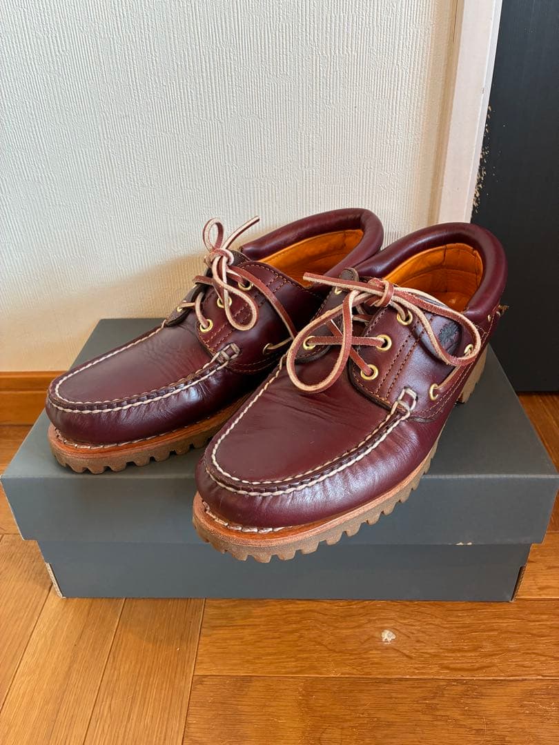メンズ Timberland ティンバーランド 3eye バーガンディ 25.5