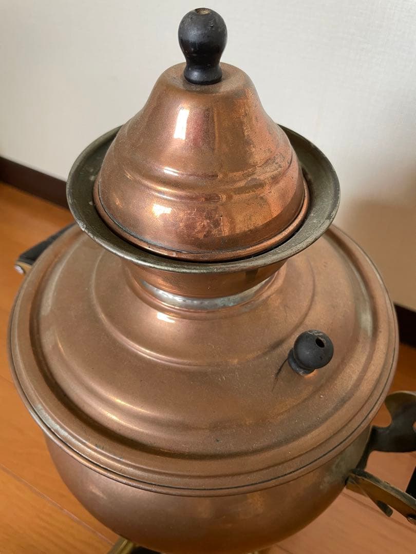 トルコ ロシア アンティーク 銅製 電気サモワール NURIS - メルカリ