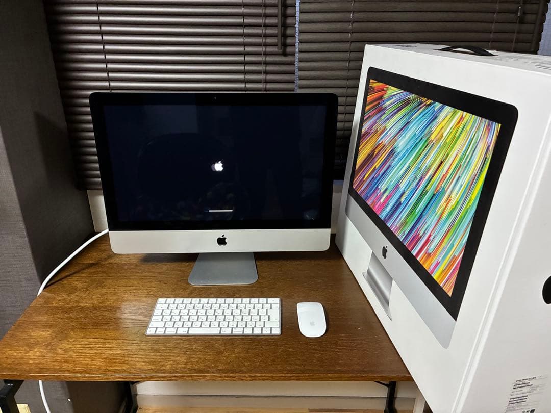 iMac retina 4kディスプレイ 21.5インチ キーボード・マウス付 - メルカリ