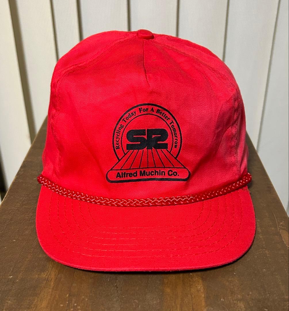 トラッカー 赤キャップ 80s–90s ヴィンテージ 企業 希少 インポート