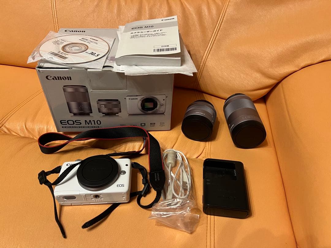 Canon EOS M10 ミラーレス一眼 + レンズ2本 EOS M10 ミラーレス一眼カメラ クリエイティブマクロ トリプルレンズ