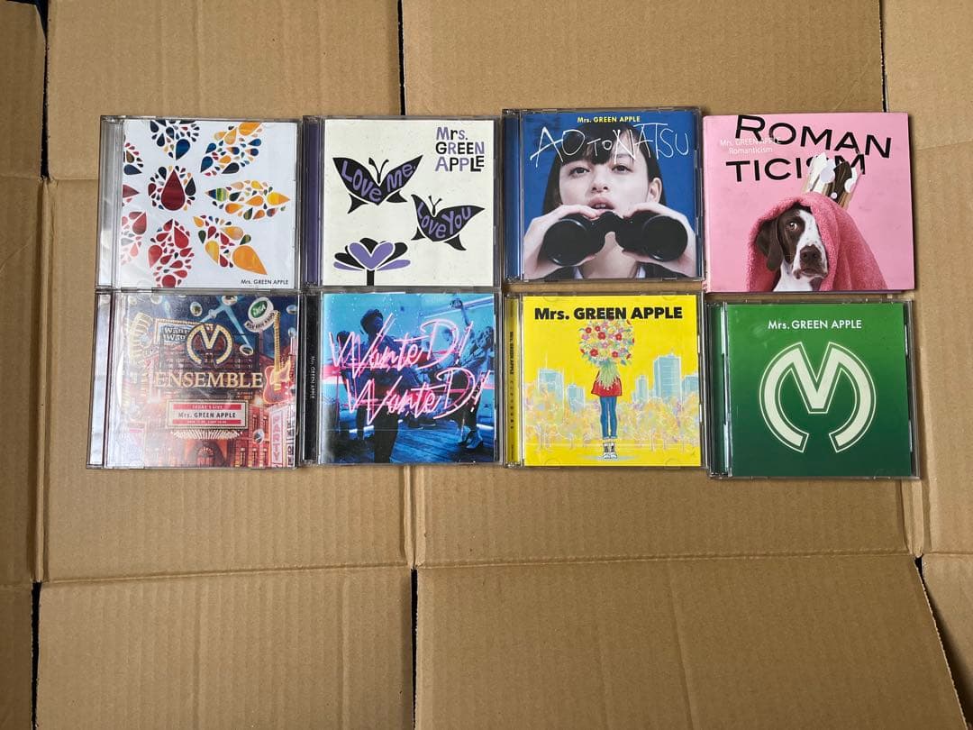 Mrs. GREEN APPLE アルバムコレクション まとめ売り 10 & “Harmony” COMPLETE BOX』 豪華グッズセット個別写真公開！ -Mrs