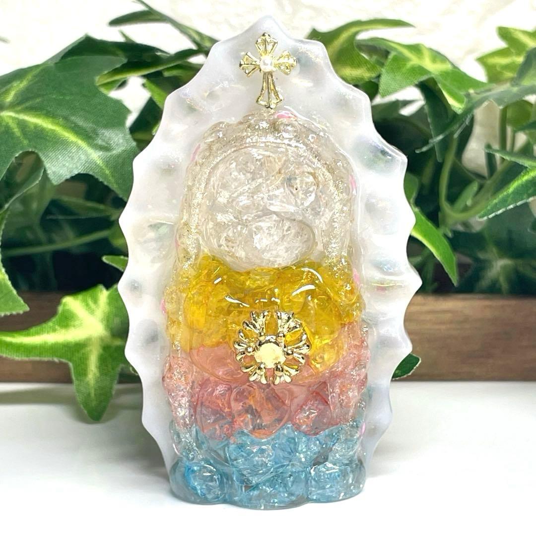 Mー557 オルゴナイト ❣️ 聖母 マリア ❣️ 置物 レジン - メルカリ