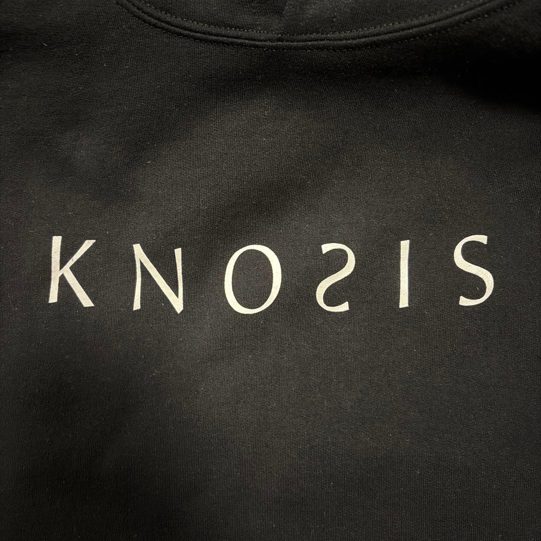 KNOSIS 蛇刺繍 フード付きパーカー 黒 - メルカリ
