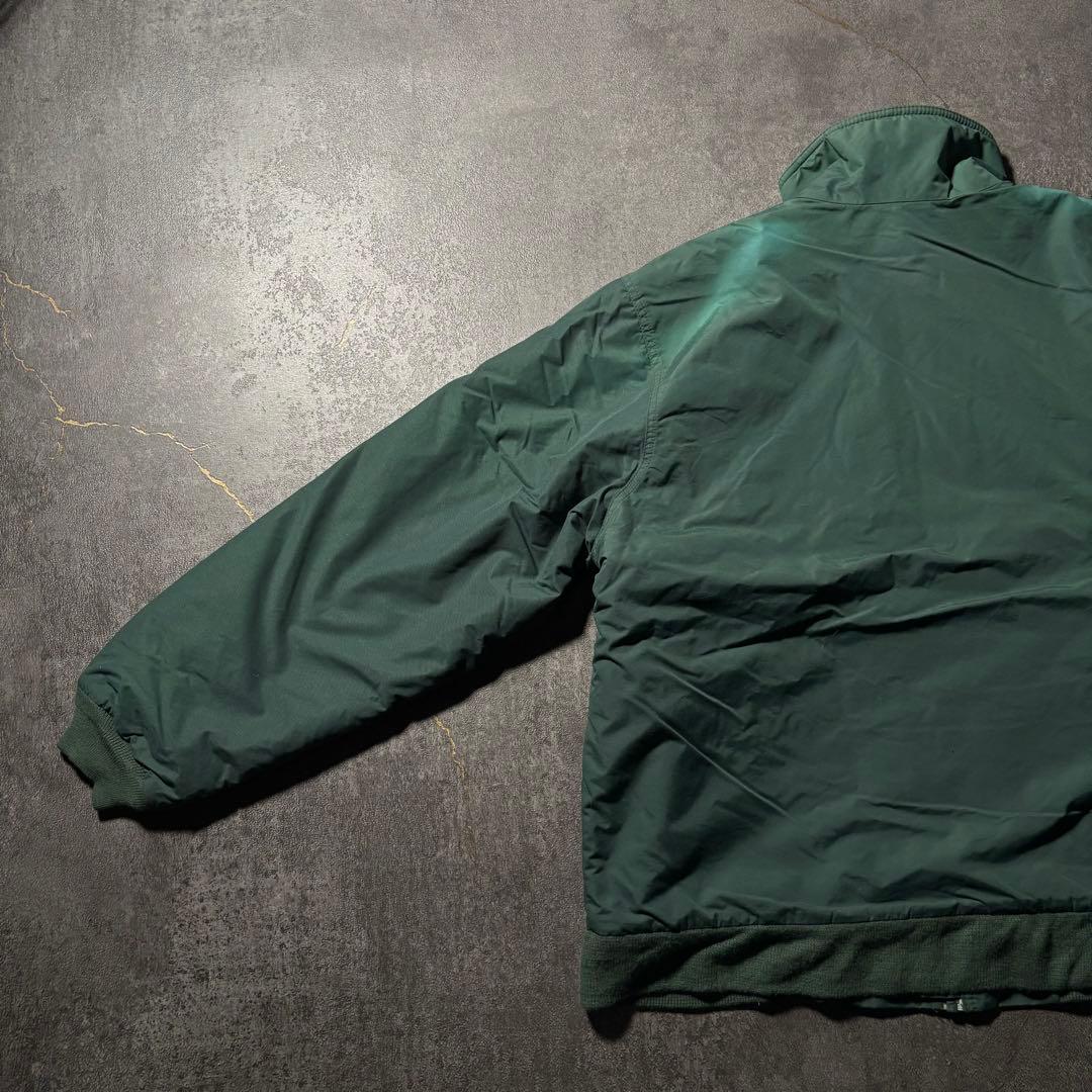 L.L.Bean エルエルビーンウォームアップジャケットグリーンフリース古着M