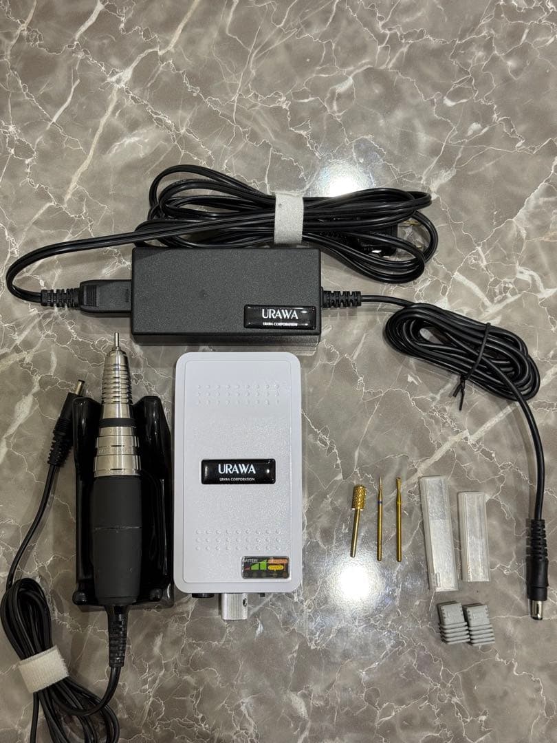 最終値下げウラワ　G3ネイルマシン保証書付き　ホワイト ウラワ G3 URAWA 浦和 プロ用 ネイルマシーン プッシャー付 ネイル