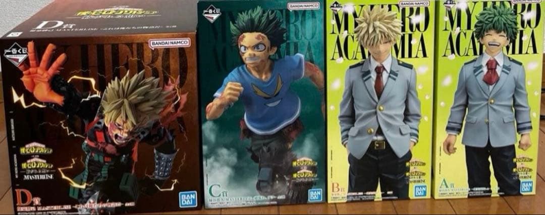 1番くじ僕のヒーローアカデミア フィギュア4体A賞B賞C賞D賞　おまけ付き 一番くじ 僕のヒーローアカデミア bright future｜一番くじ倶楽部