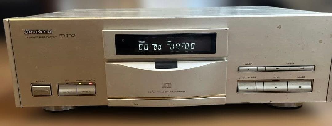 Pioneer PD-T07A CDデッキ パイオニア Pioneer・パイオニア PD-T07 CDプレーヤー - YouTube